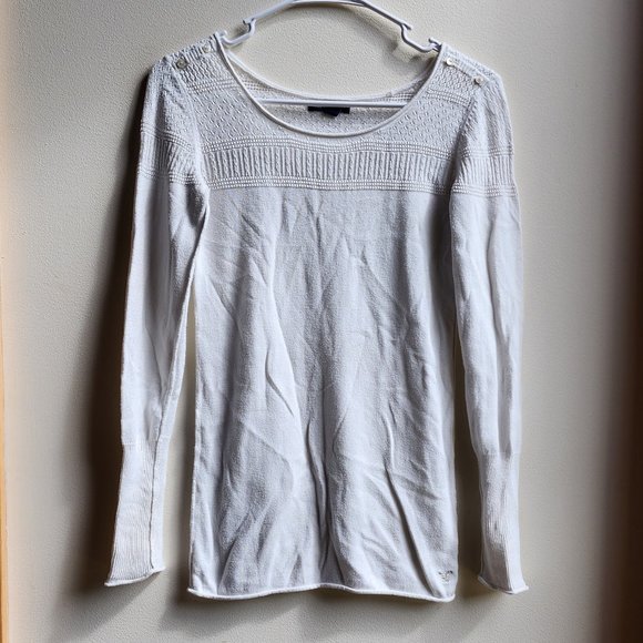 American Eagle Outfitters Cream Jersey Size Small - Picture 6 of 15